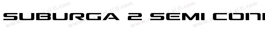 Suburga 2 Semi Conde字体转换